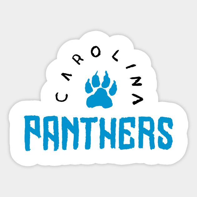 Carolina Pantheeeers 07 Sticker by Very Simple Graph